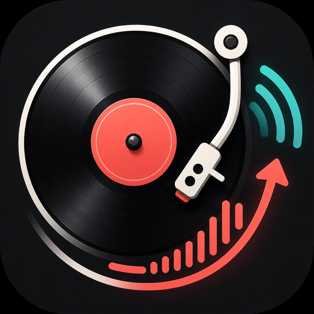 Vinyl Scrobbler Live app icon